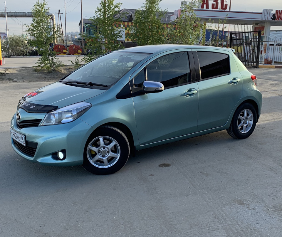 Замена масла на Toyota Vitz